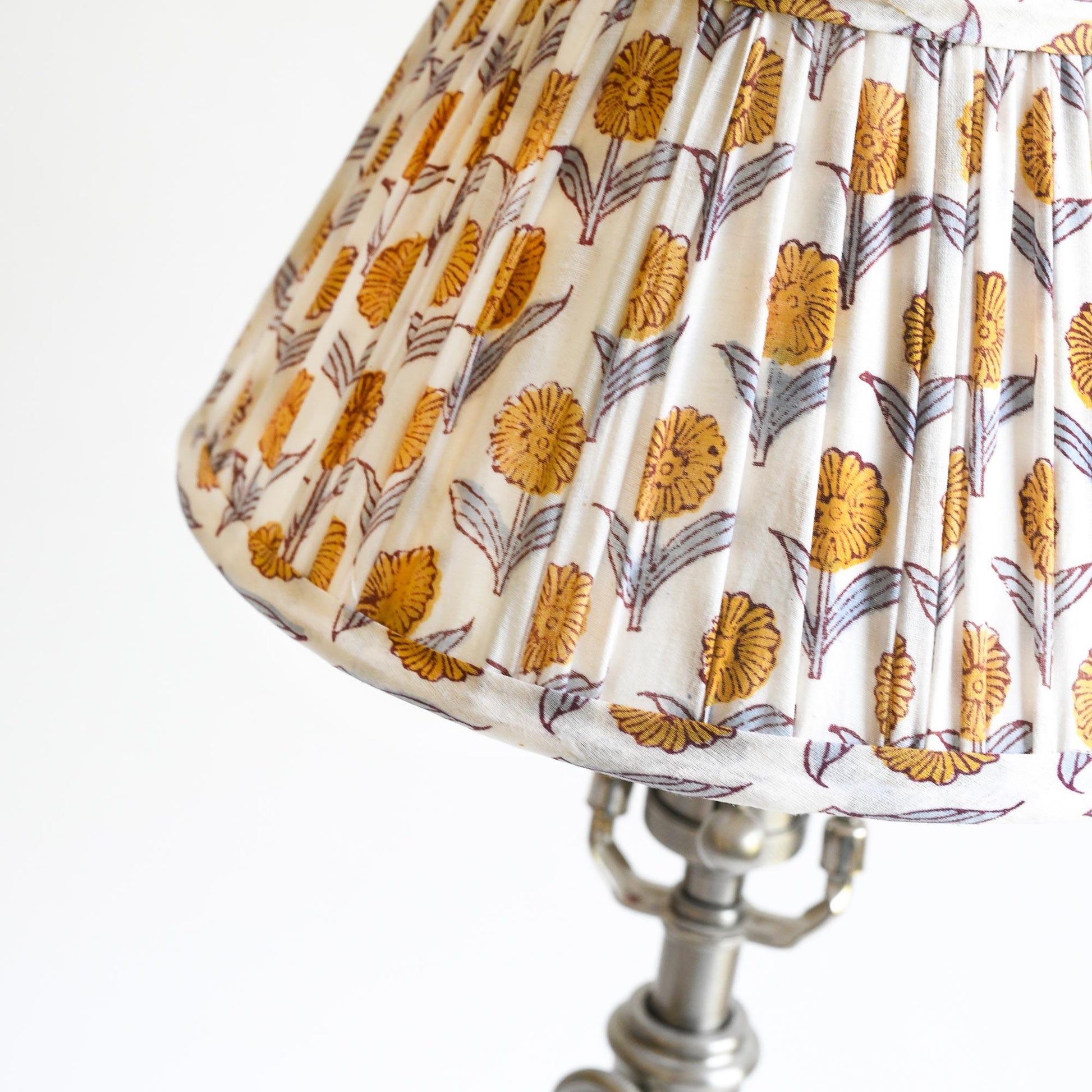 Pleated Lampshade in Stephanie Print