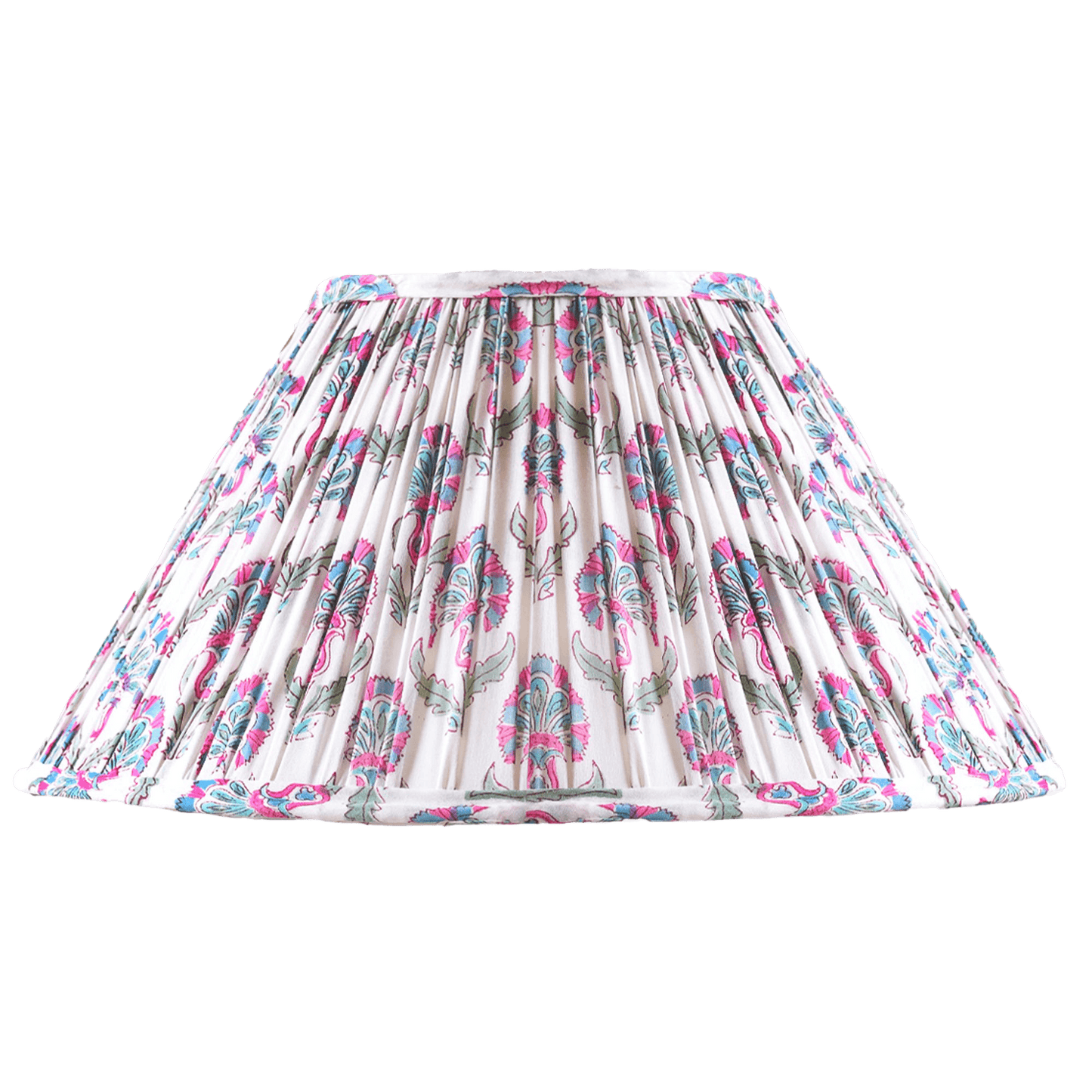 Pleated Lampshade in Laura Print