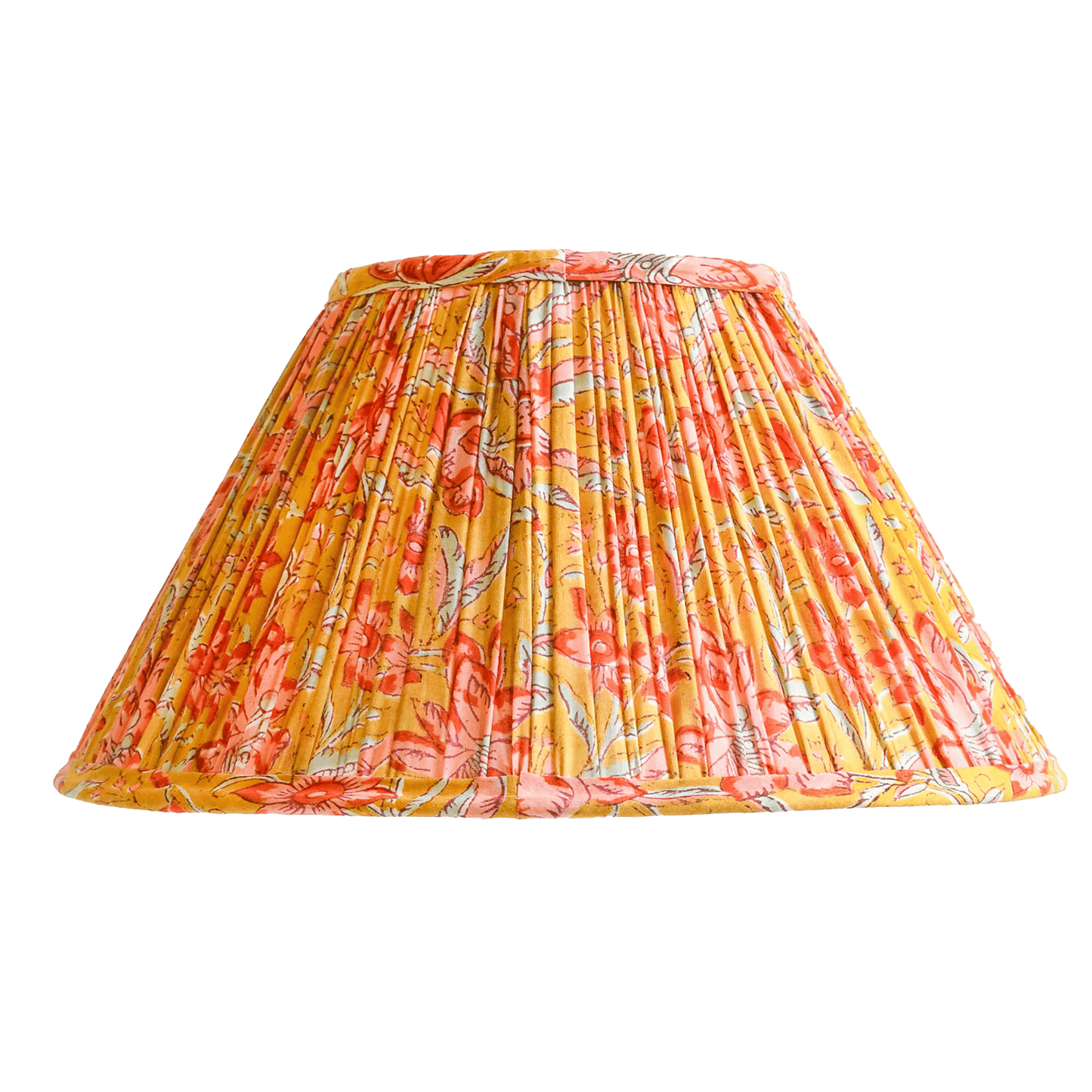 Pleated Lampshade in Lucinda Print