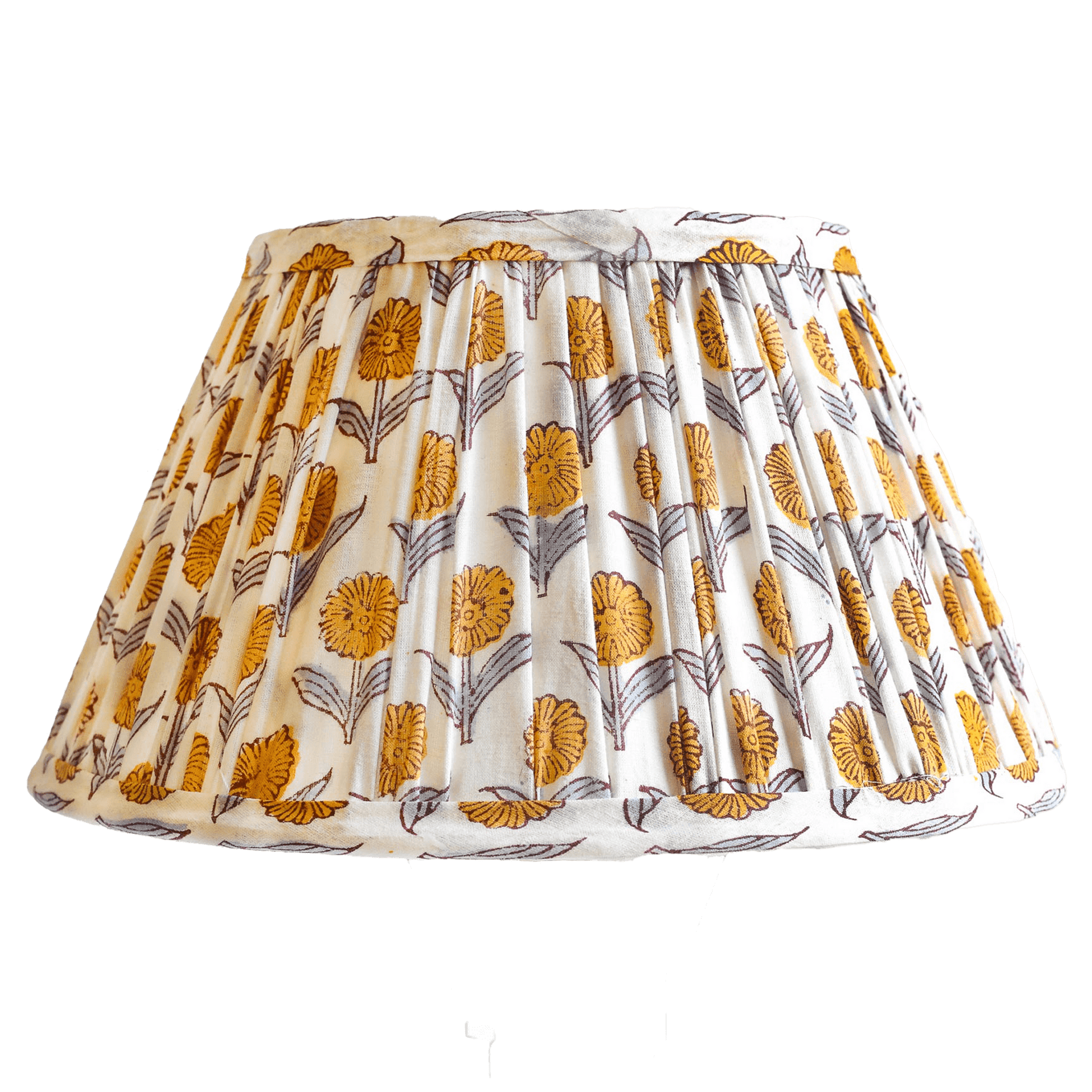 Pleated Lampshade in Stephanie Print