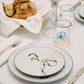 Ribbon Dessert Plates