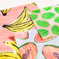 Beeswax Wrap In Fruit Print- 3 pack