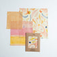 Beeswax Food Wrap In Sunset Print- 3 pack