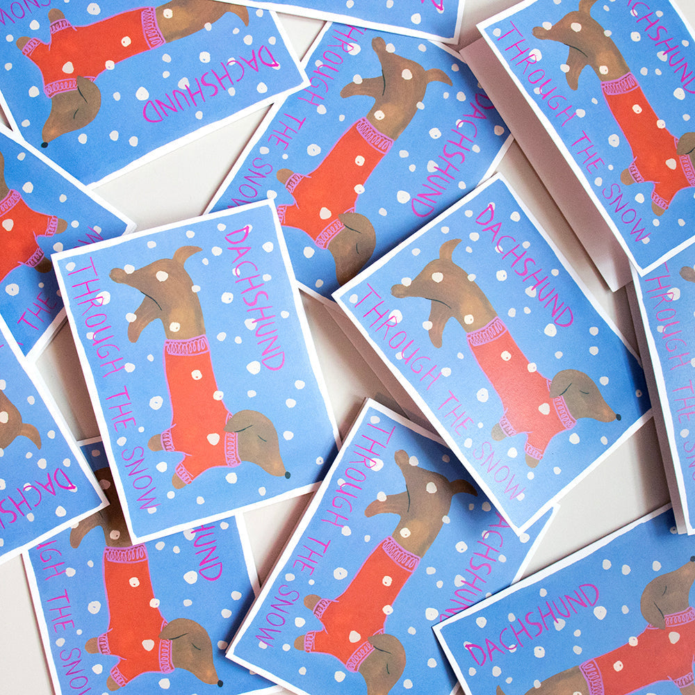 Dog Holiday Cards 12- pack