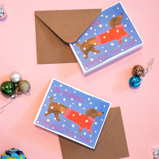 Dog Holiday Cards 12- pack