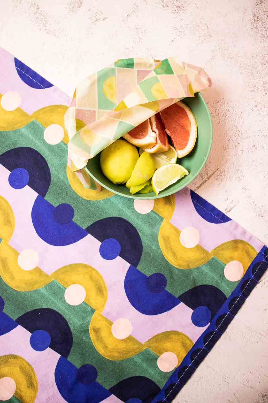 Geo Organic Tea Towel