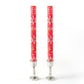 Whimsy Christmas Painted Candles