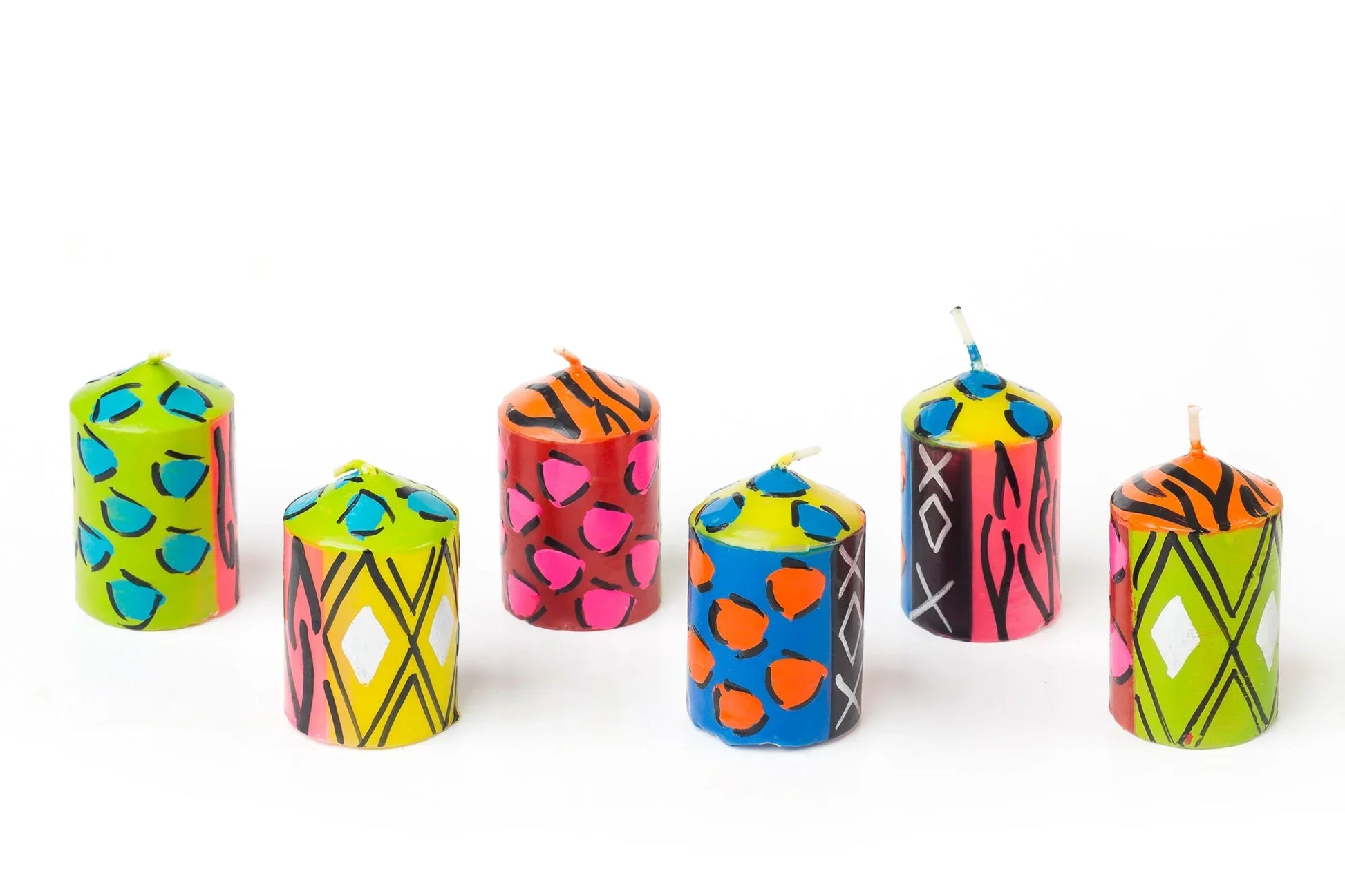 NEW!! Wild Animal Painted Candles