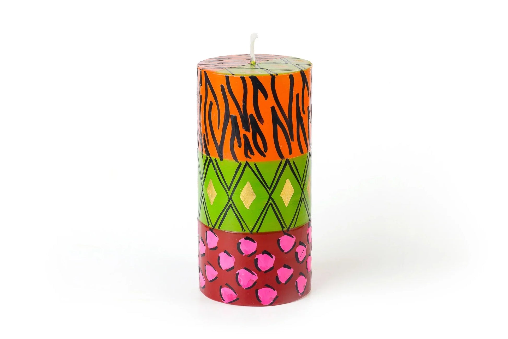NEW!! Wild Animal Painted Candles