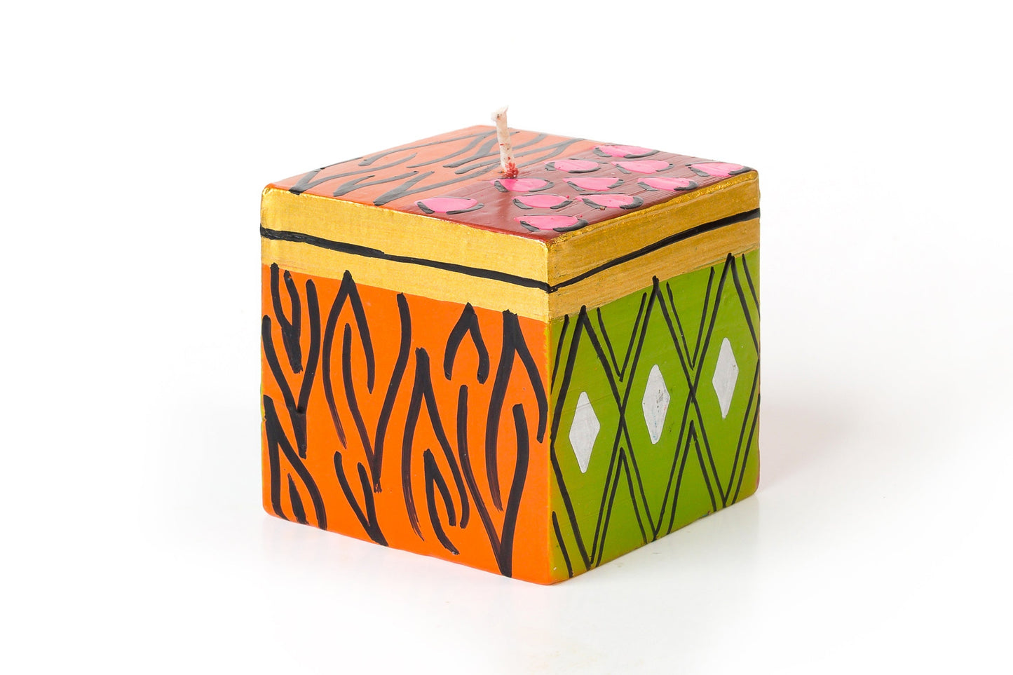 NEW!! Wild Animal Painted Candles