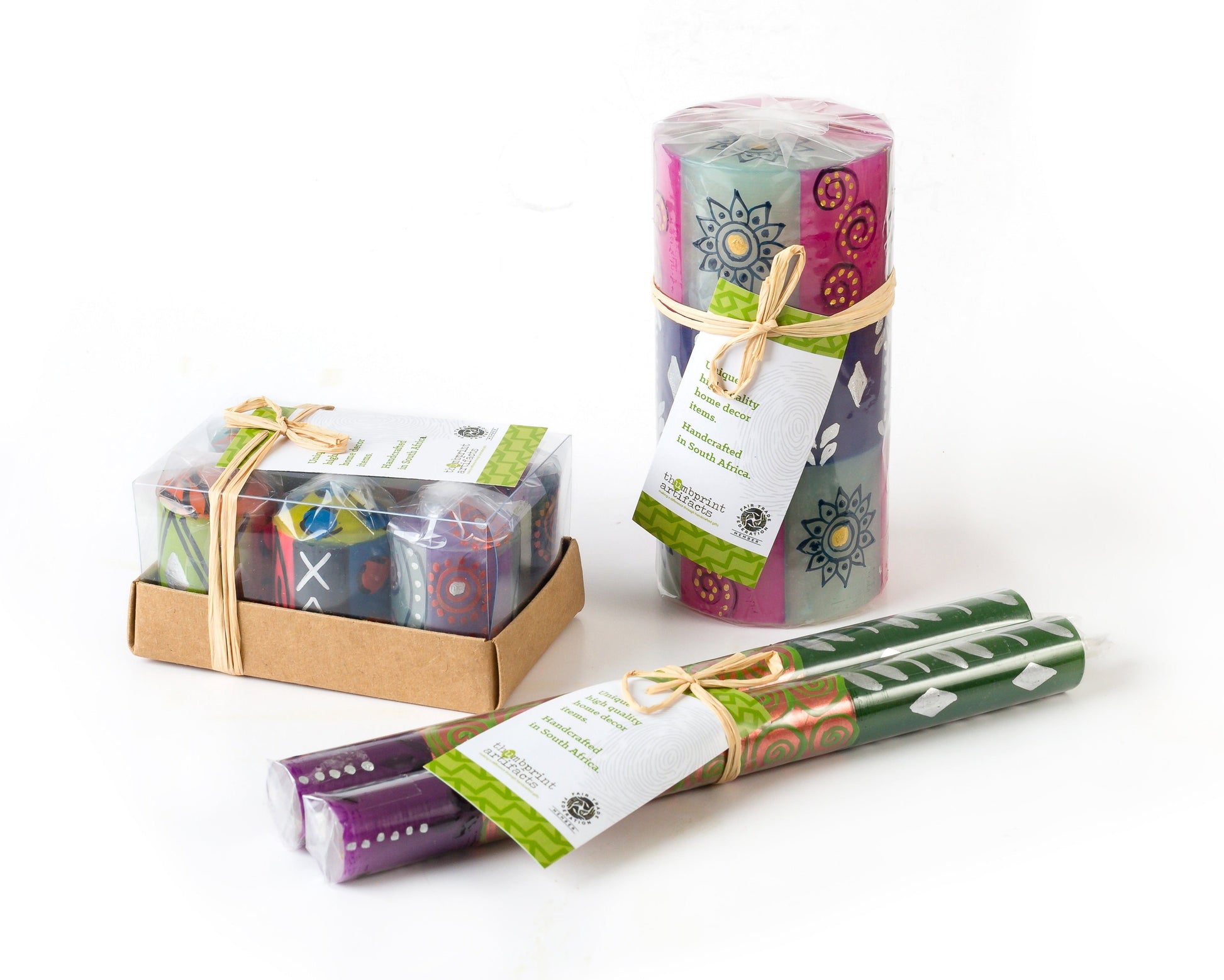 NEW!! Sari Painted Candles