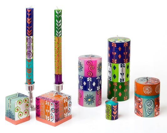 NEW!! Sari Painted Candles
