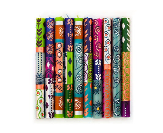 NEW!! Sari Painted Candles