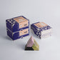 Triangle Gemstone puzzle  / 3piece candelabra Black onyx, Serpentine, Lila Fosfosiderita