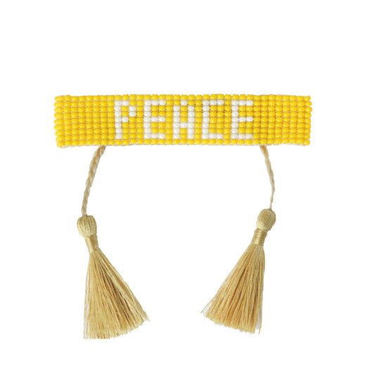 PEACE Bracelet Yellow