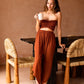 Winona Smocked Tube Top & Asymmetrical Pants Set