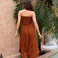 Winona Smocked Tube Top & Asymmetrical Pants Set