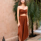 Winona Smocked Tube Top & Asymmetrical Pants Set