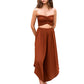 Winona Smocked Tube Top & Asymmetrical Pants Set