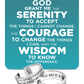 Serenity Prayer Inspire Ring