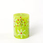 Whimsy Christmas Painted Candles
