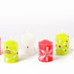 Whimsy Christmas Painted Candles