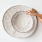 Statement White Washed African Wall Decor Basket