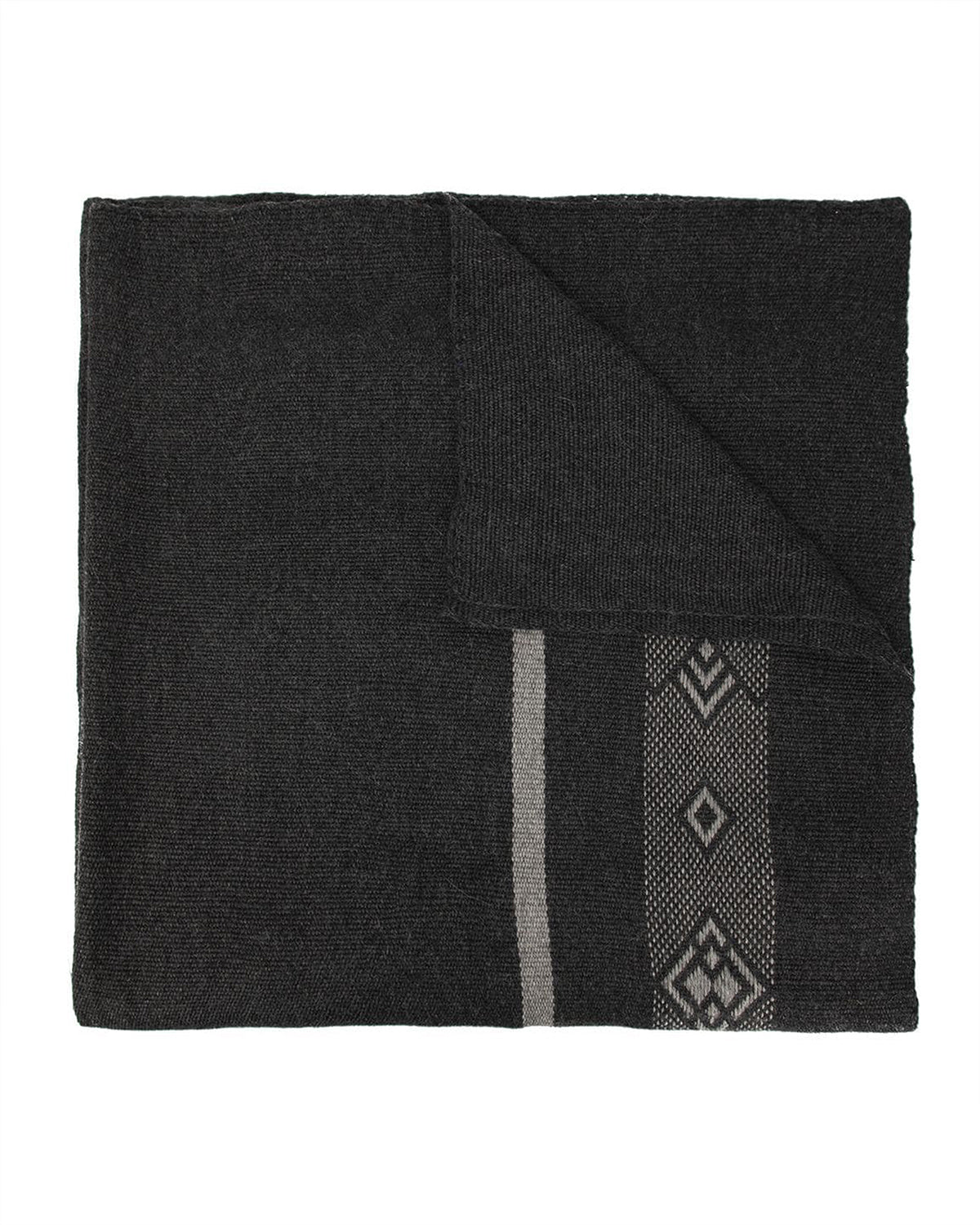 Wide Diagonal Alpaca Wrap