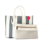 Zebra Medium Woven Resort Crossbody Bag