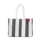 Zebra Woven Super Tote