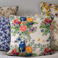 Organic Linen Pillow Cover in Dramatic Iris