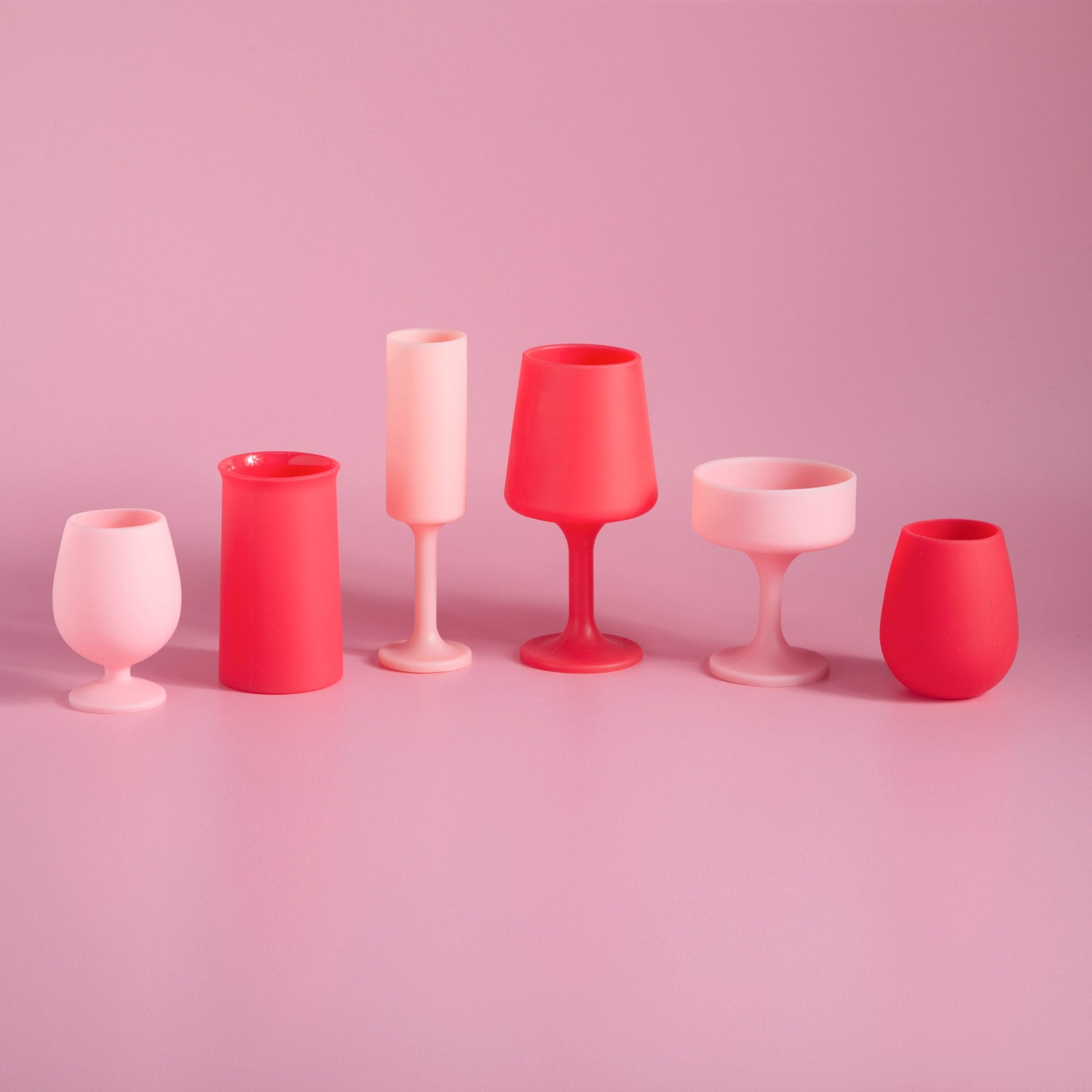 cherry + blush | fegg | silicone unbreakable glasses