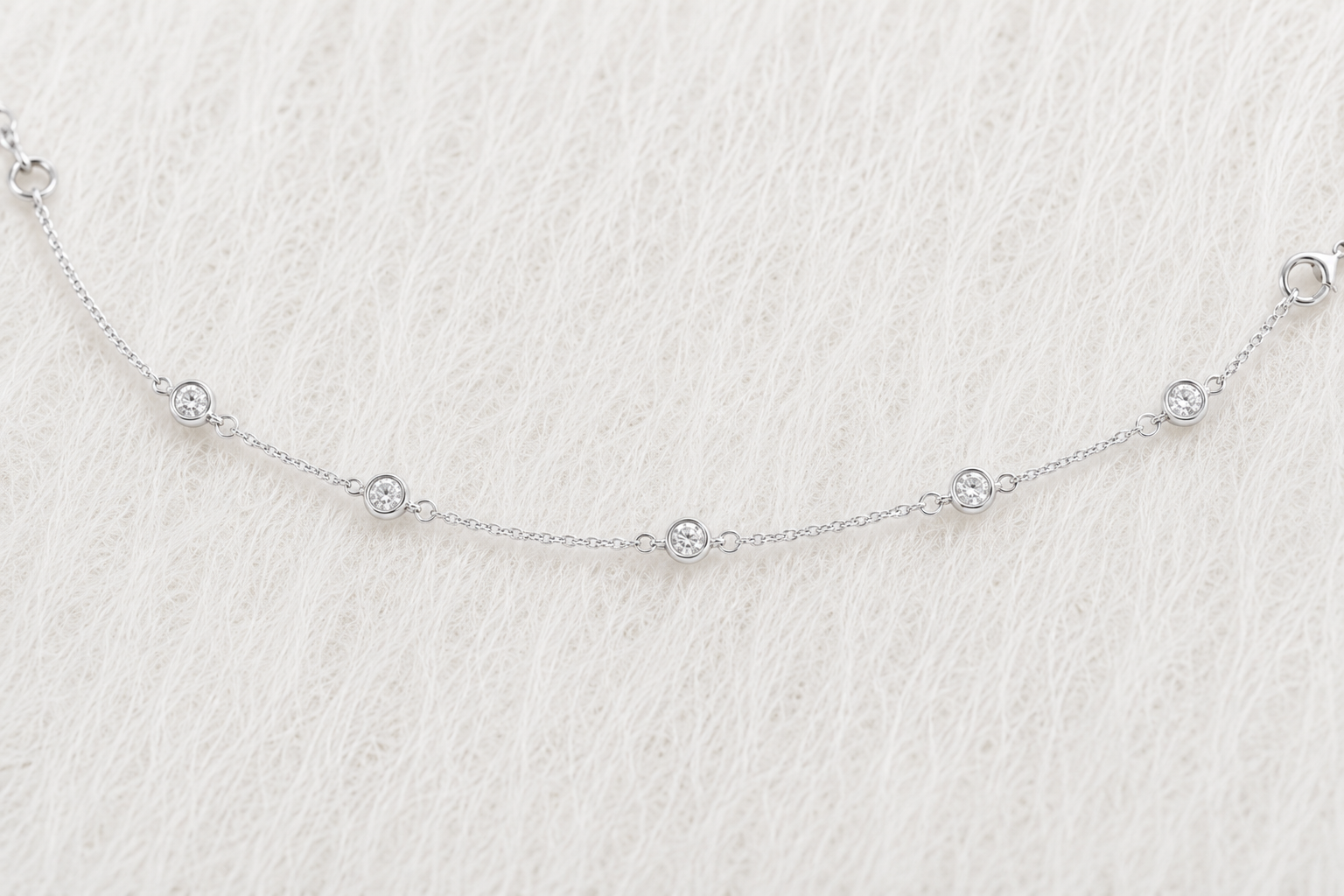 April Birthstone Bracelet — Crystal