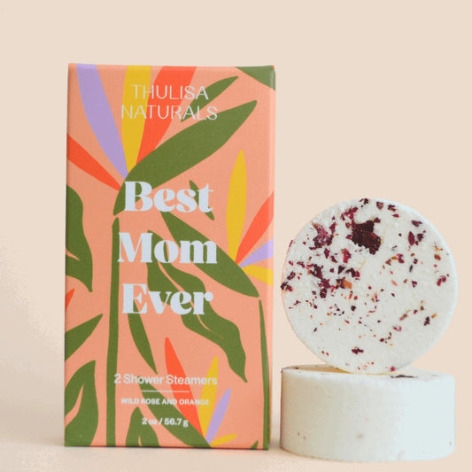 Mother's Day Orange and Rose Shower Steamer Gift Set