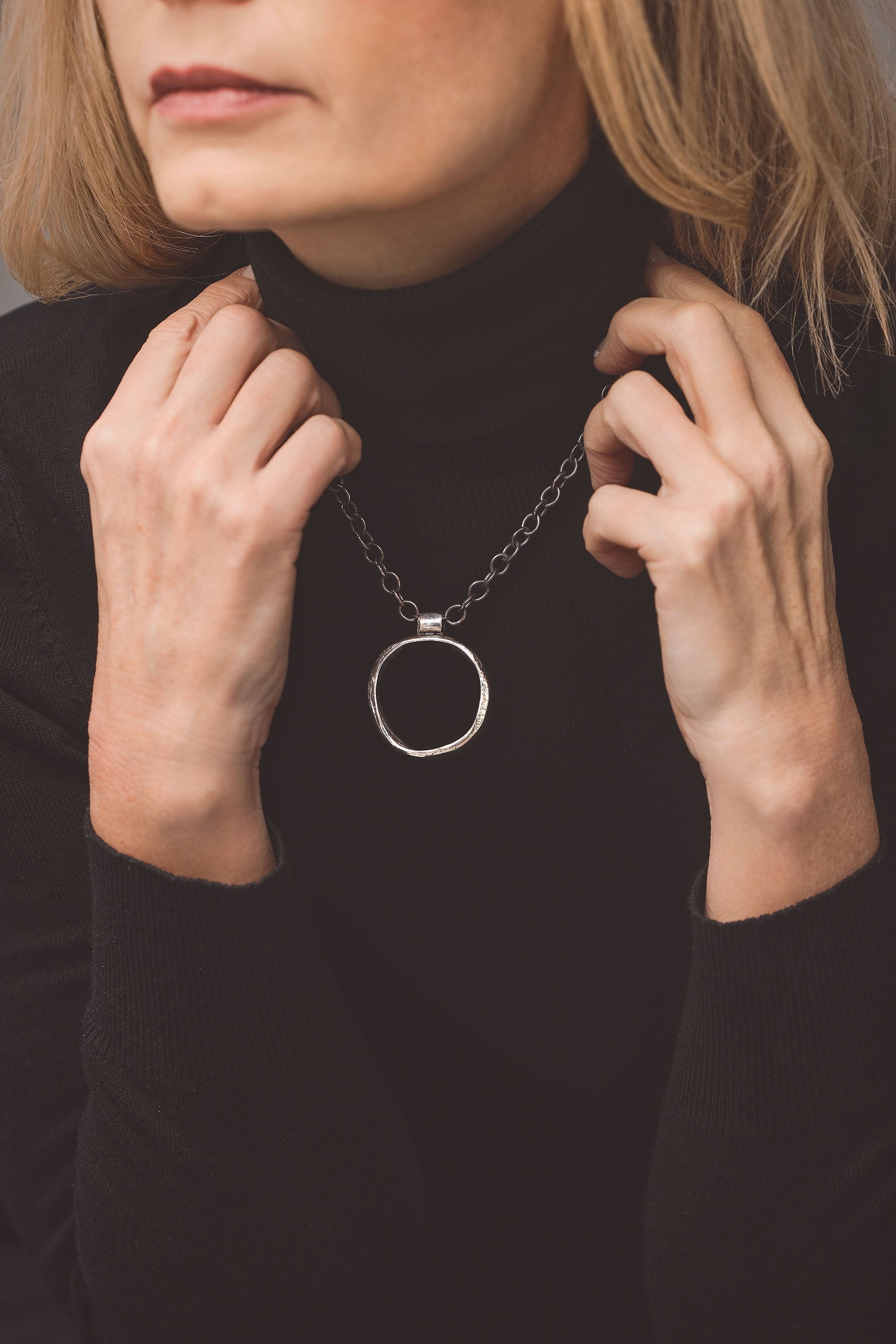 Aurora Silver Necklace