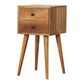 Solid Wood Mini Nightstand