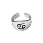 Zodiac Ring - Cancer - Symbol