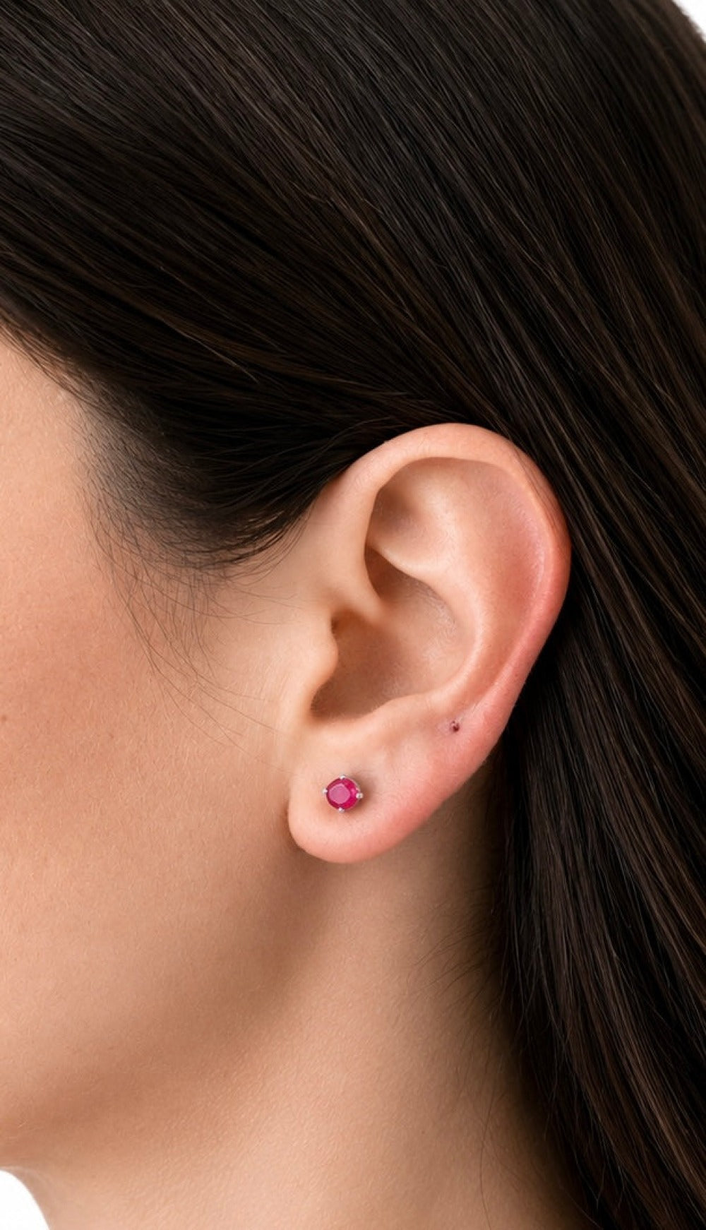 Oval Birthstone Stud Earrings