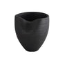 Minimal Black Aluminum Vase | Modern Matte Décor
