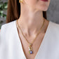 Fish and Pearl Charm Necklace