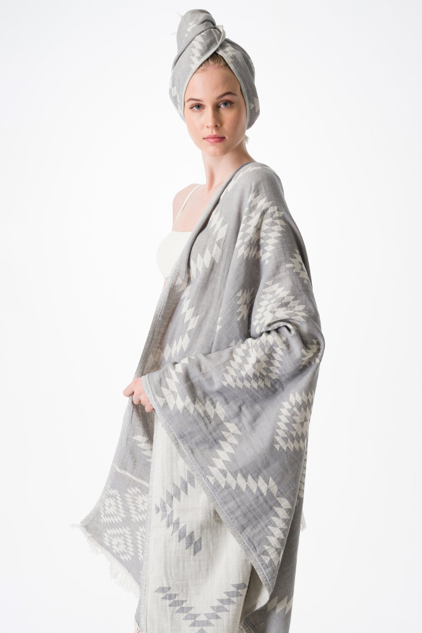 Olive&Linen Aztec Turkish Towel