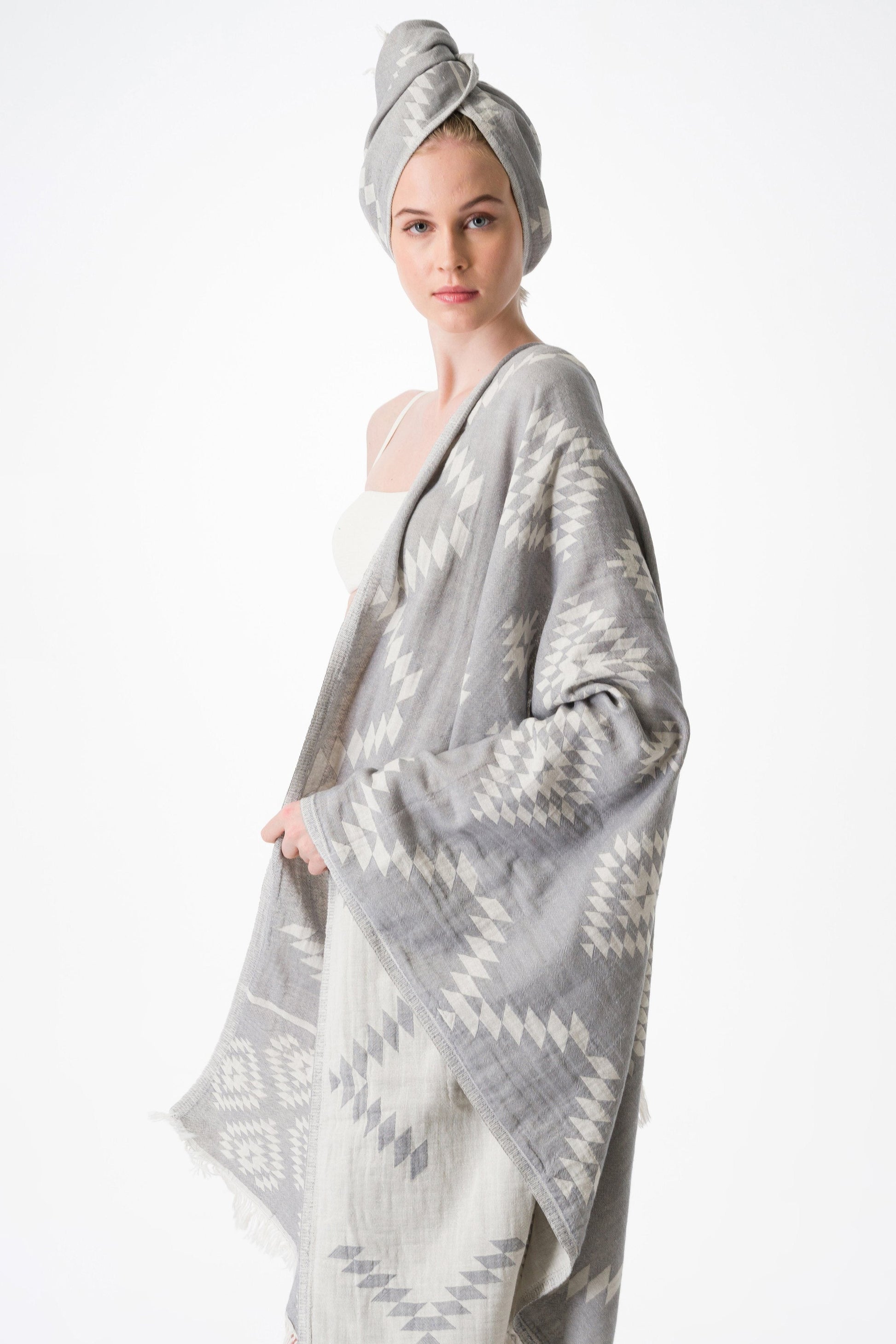 Olive&Linen Aztec Turkish Towel