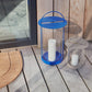 Maki Lantern - Large in Optic Blue