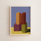 Form and Structure No. 09 — Geometric Abstract Art Print