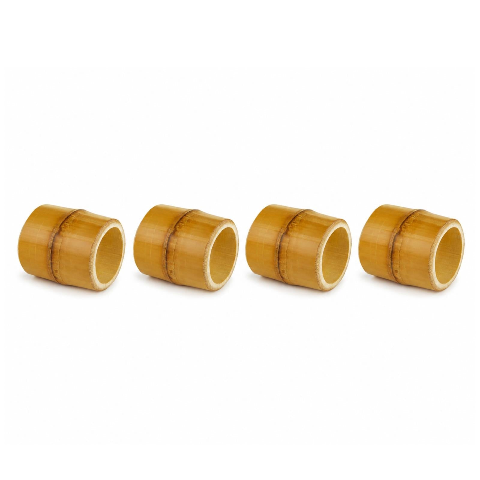 Bamboo Napkin Rings (Set of 4)