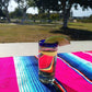 Cobalt Blue Rim Tequila Shot Glasses - Set of 6