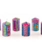 Blue Moon Painted Candles