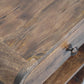 Solid Wood Open Shelf Bedside with Drawer