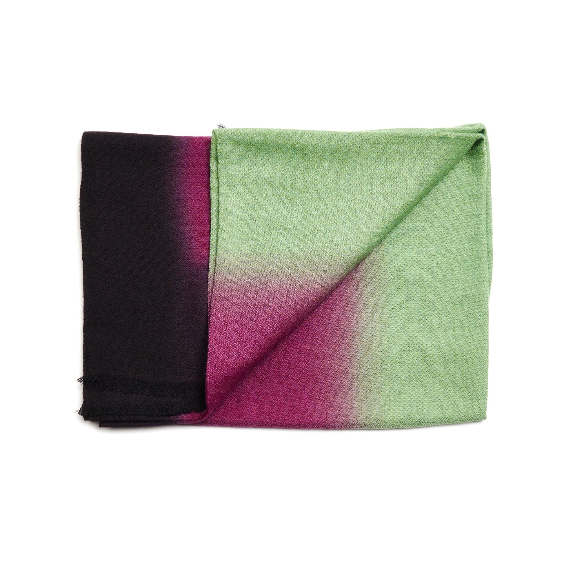 Iris Brown Cashmere Merino Handwoven Scarf