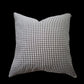 Chocolate Gingham Pillow Cover